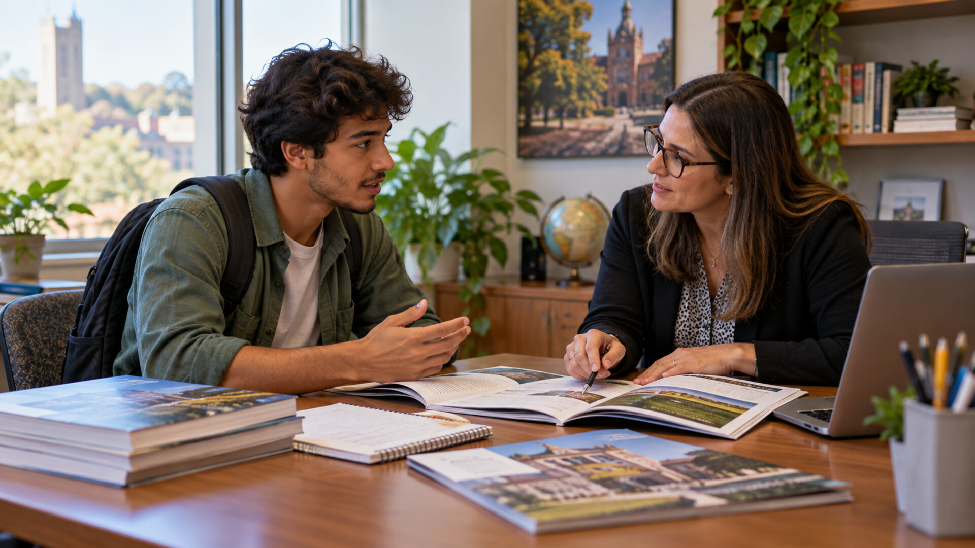 Ilustração gerada por IA: Intercâmbio acadêmico exige conferir reconhecimento de disciplinas antes da viagem